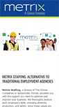 Mobile Screenshot of metrixstaffing.com